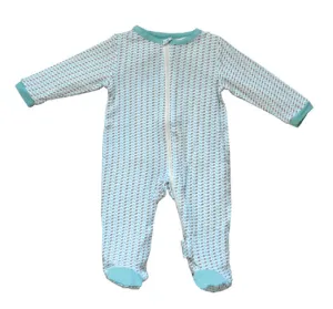 Bamboo Printed Footed Sleeper Marina
