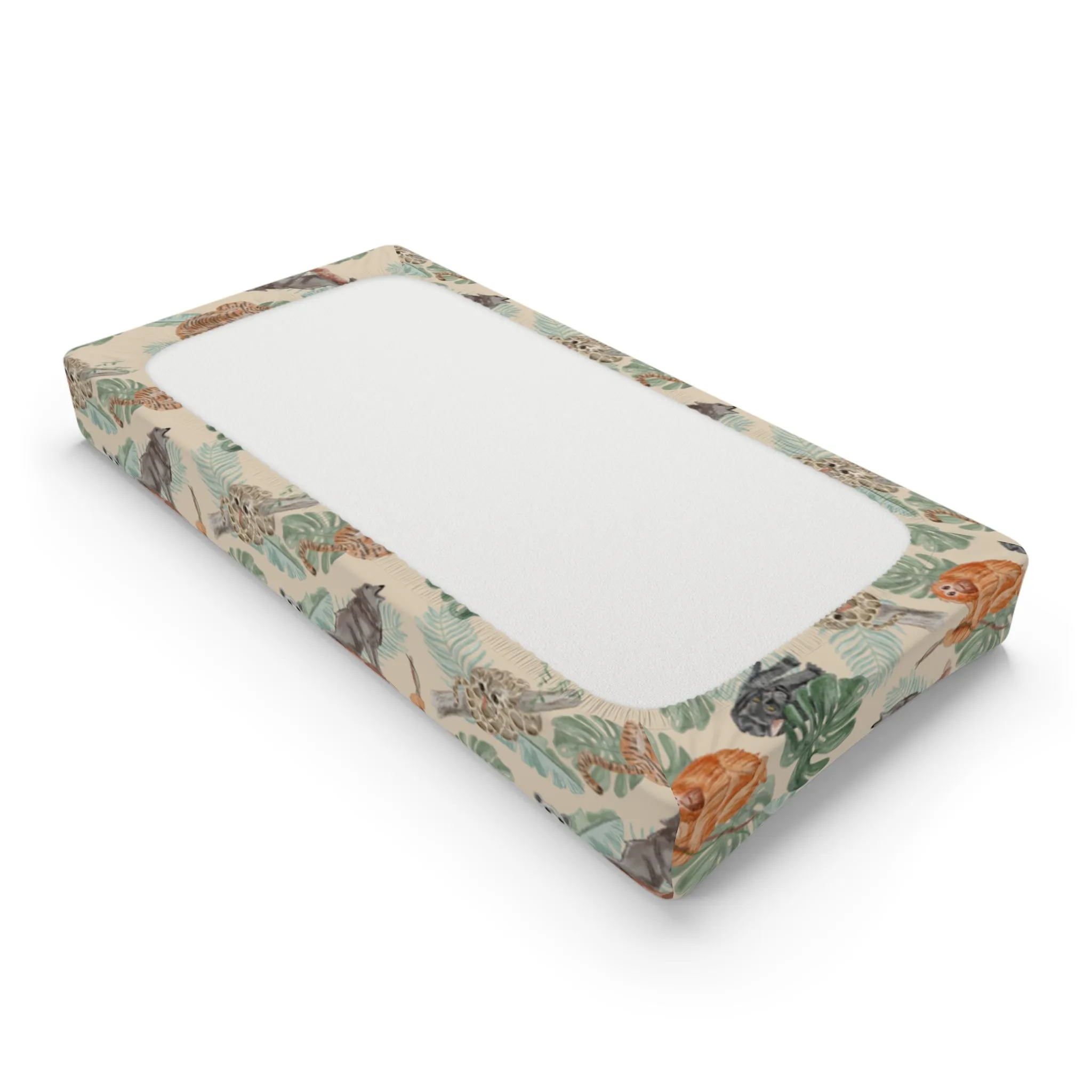 Bear Necessities Changing Pad Cover (INCLUDE CUSTOM NAME & FONT OPTION IN NOTES AT CHECKOUT)