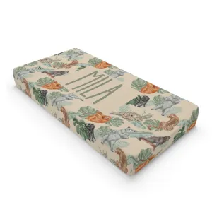 Bear Necessities Changing Pad Cover (INCLUDE CUSTOM NAME & FONT OPTION IN NOTES AT CHECKOUT)