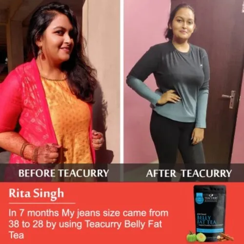Belly Fat Tea and Slimming Tea Combo - For Weight Loss & Flatter Tummy