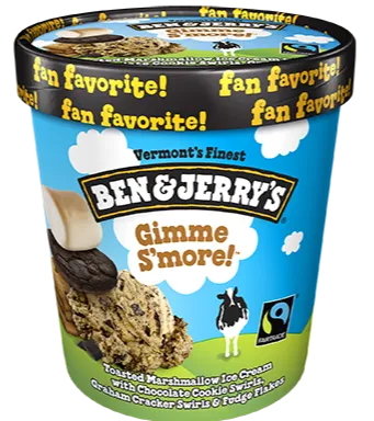 Ben & Jerry's, Gimme S'more Ice Cream, Pint (1 count)