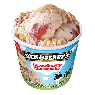 Ben & Jerry's Strawberry Cheesecake MiniCup (Case of 12)