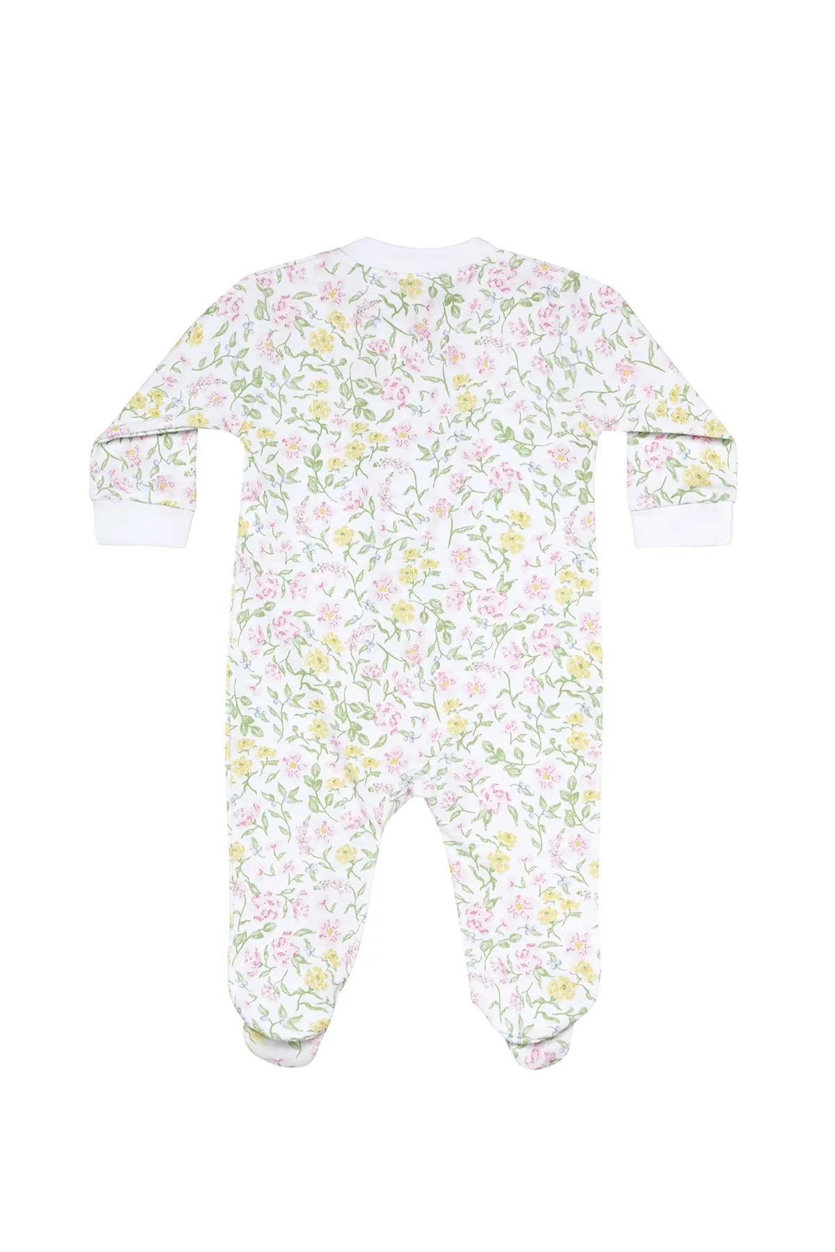 Berry Wildflowers Zipper Footie