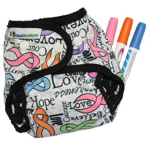 Best Bottom One Size Cloth Diaper Shell - Snap