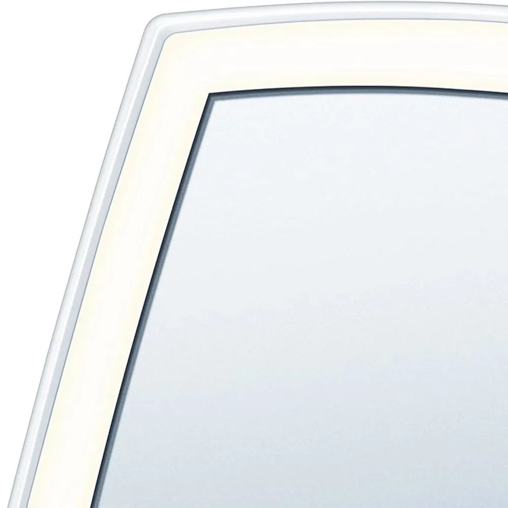 Beurer Cosmetics Mirror: LED Illuminated, Wall Mounted, 5x Magnification BS 89