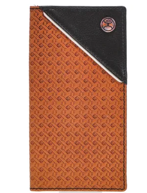 BGHW002--TNBR Rodeo Wallet - Hooey- "Hands Up Basket Weave"