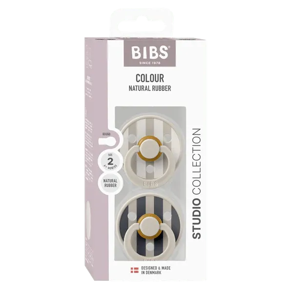 Bibs Studio Colour Pacifier Block - 2 Pack
