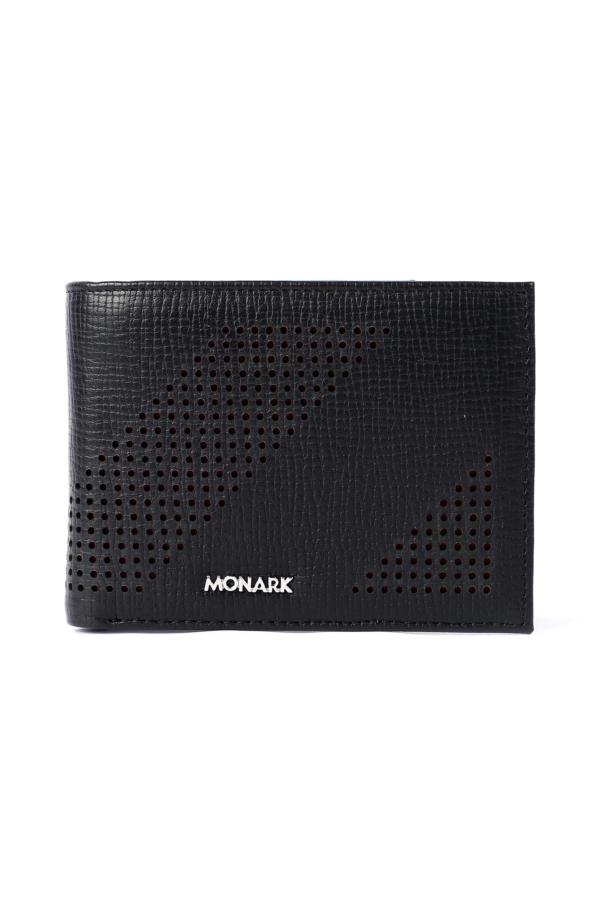 Black Leather Billfold Wallet