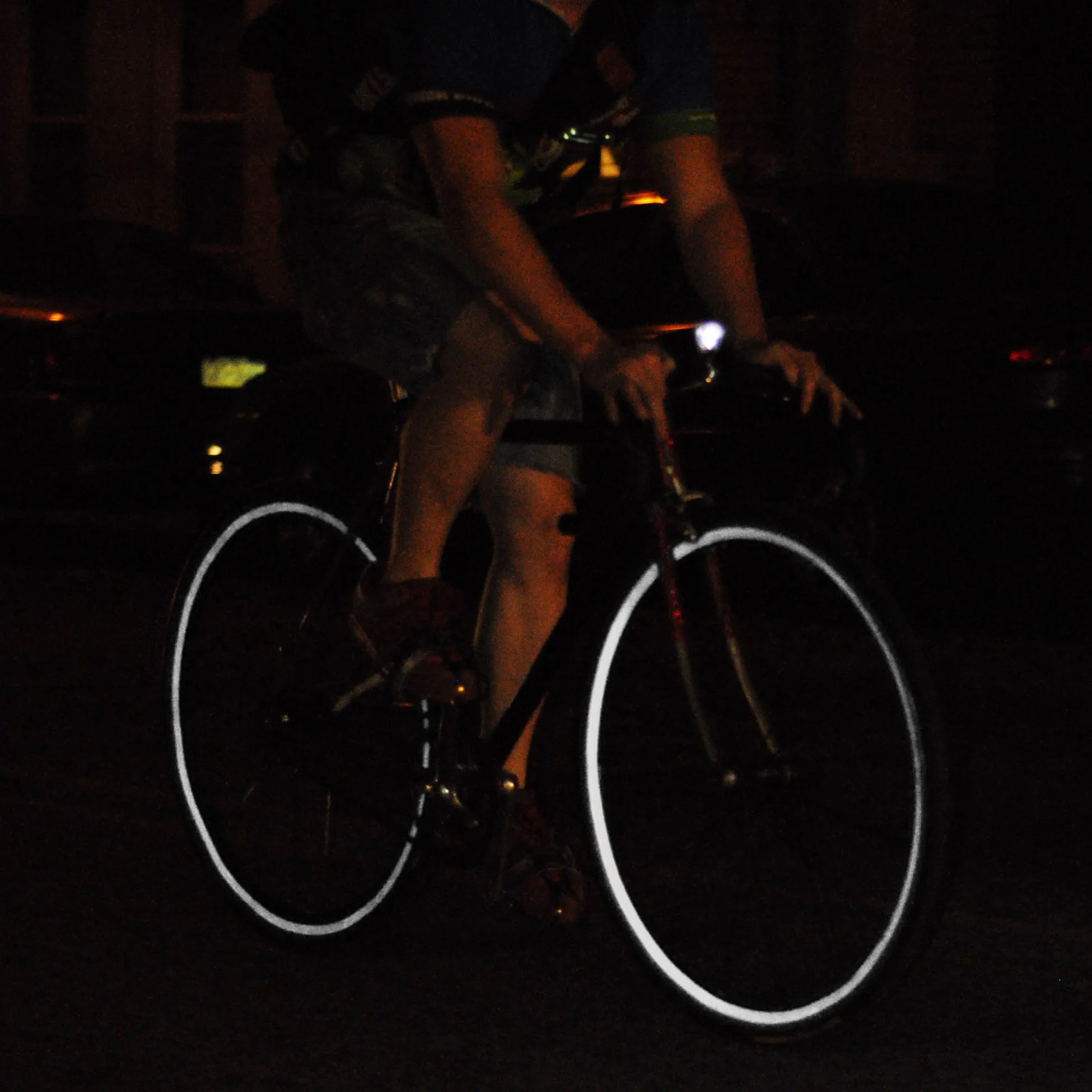 Black Reflective Wheel Stripes