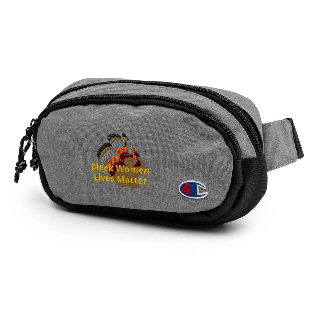 Black Women Lives Matter Champion fanny pack