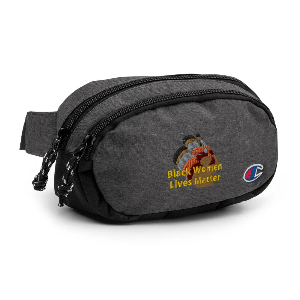 Black Women Lives Matter Champion fanny pack