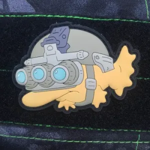BLINKY GITD PVC MORALE PATCH