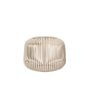 Blomus Lantern - Powder Coated Steel in Sand-Beige: XS 14x10cm Lito