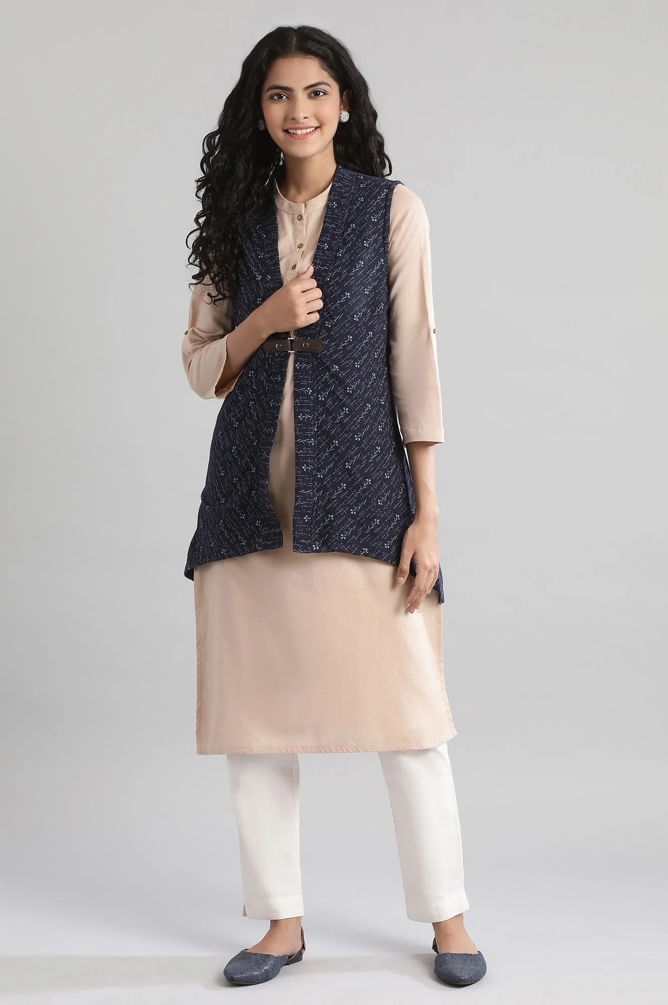 Blue Collar Neck Gillet