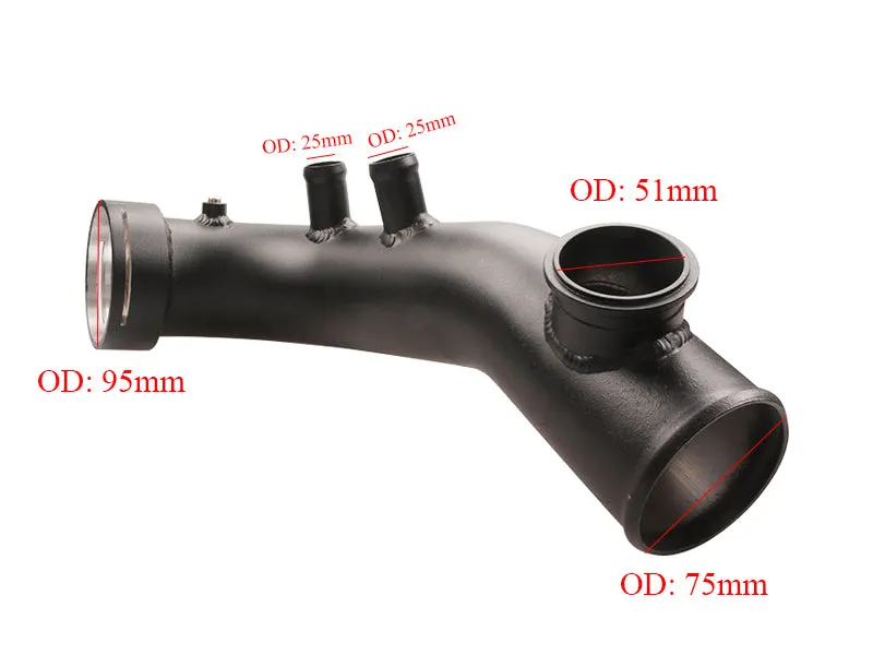 BMW 135i 335i N54 Intercooler 3" Charge Pipe