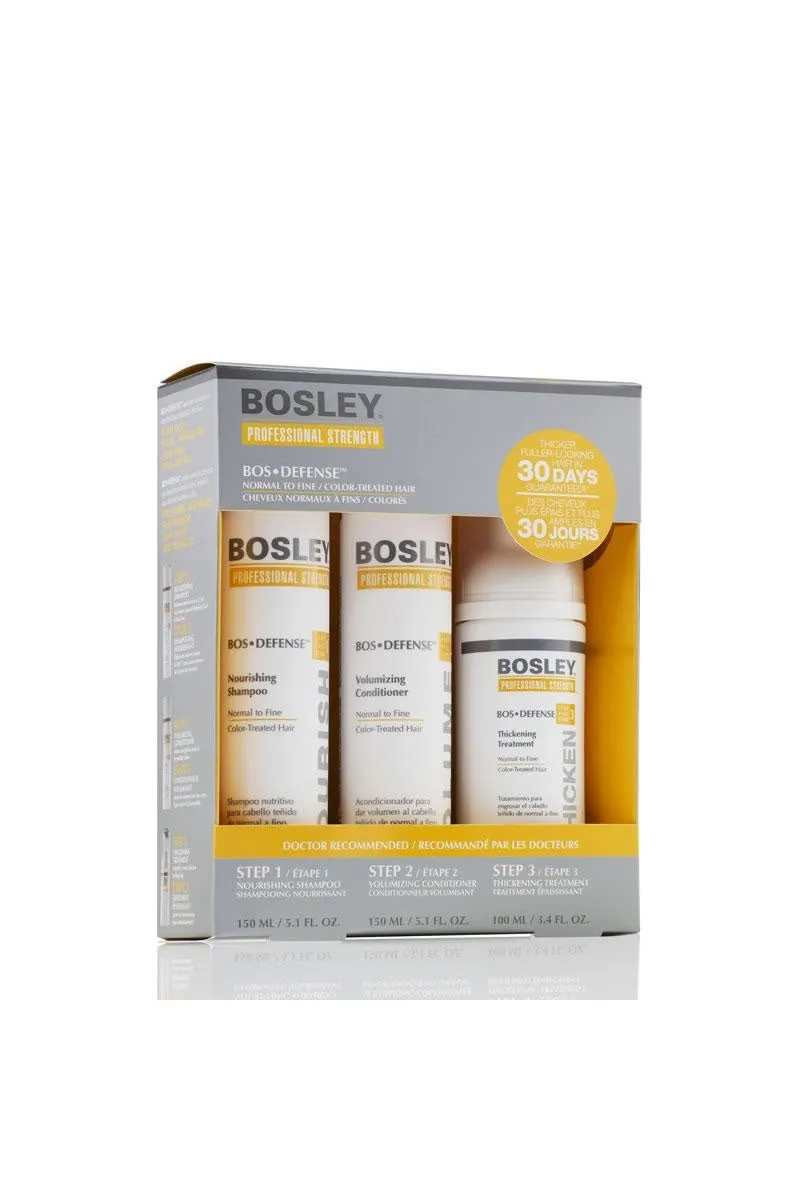 Bosley BosDefense Starter Pack For Color-Treated Hair - Clearance!