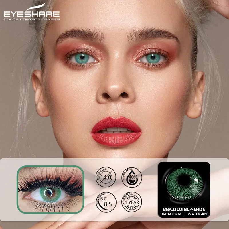 Brazilgirl Verde 14.0mm 1 Pair | 1 Year