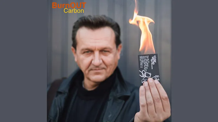 BURNOUT 2.0 CARBON BLACK by Victor Voitko (Gimmick and Online Instructions)