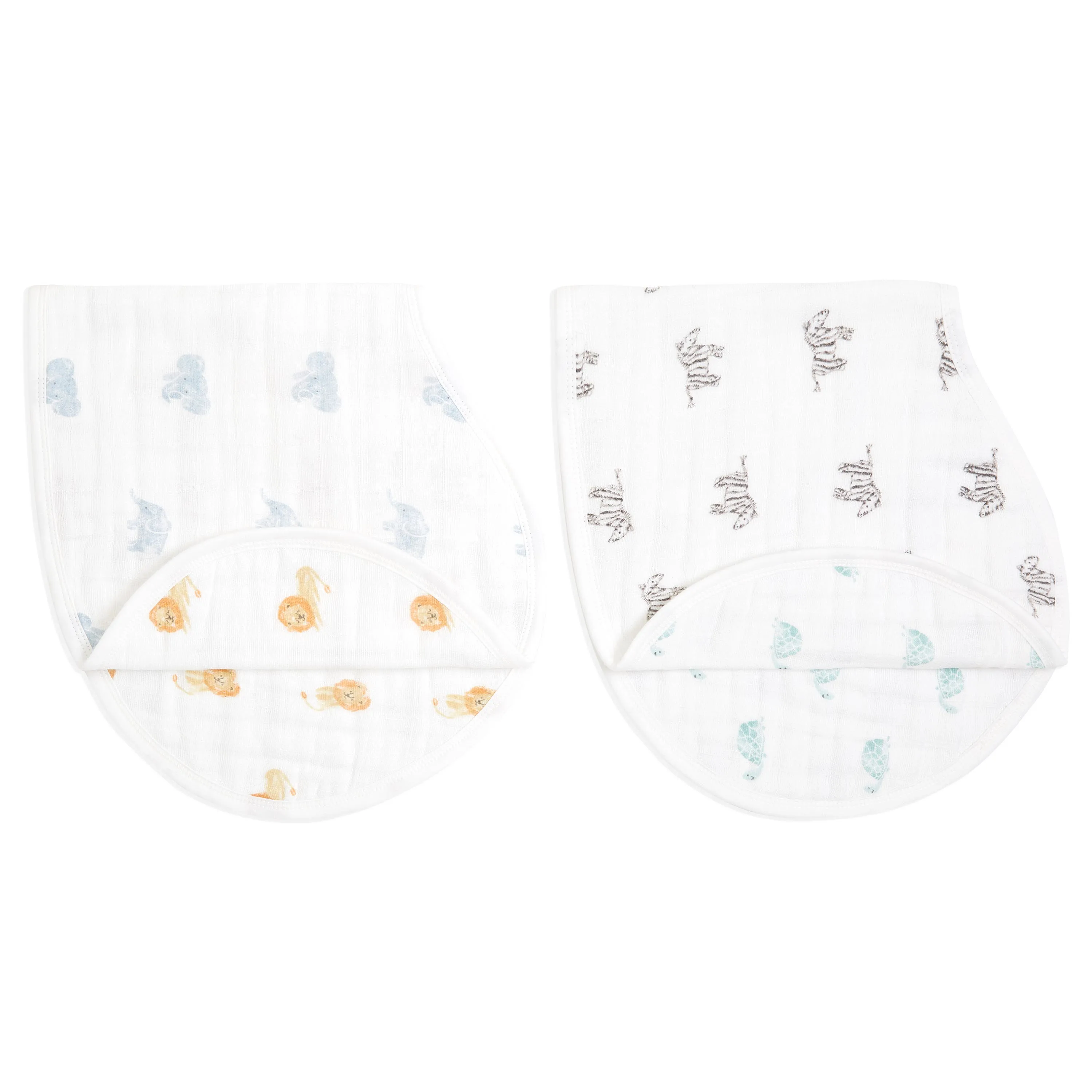 Burpy Bibs 2 pack | Animal Kingdom