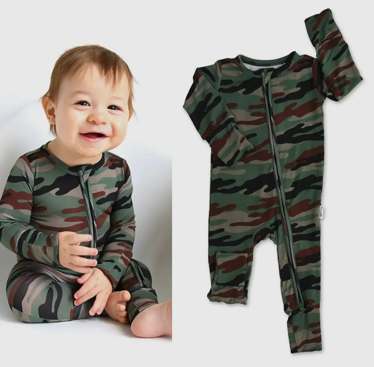 Camo Green Onesie