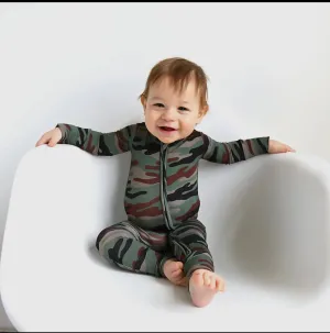Camo Green Onesie