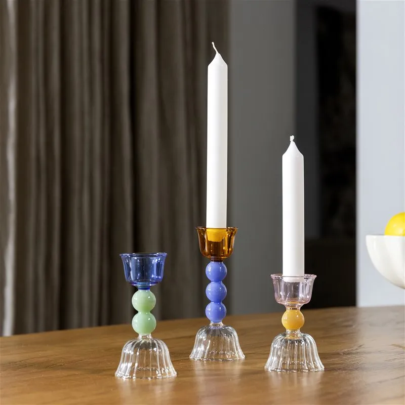 Candle holder perle large