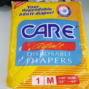 CARE ADULT DIAPER MED 1`S