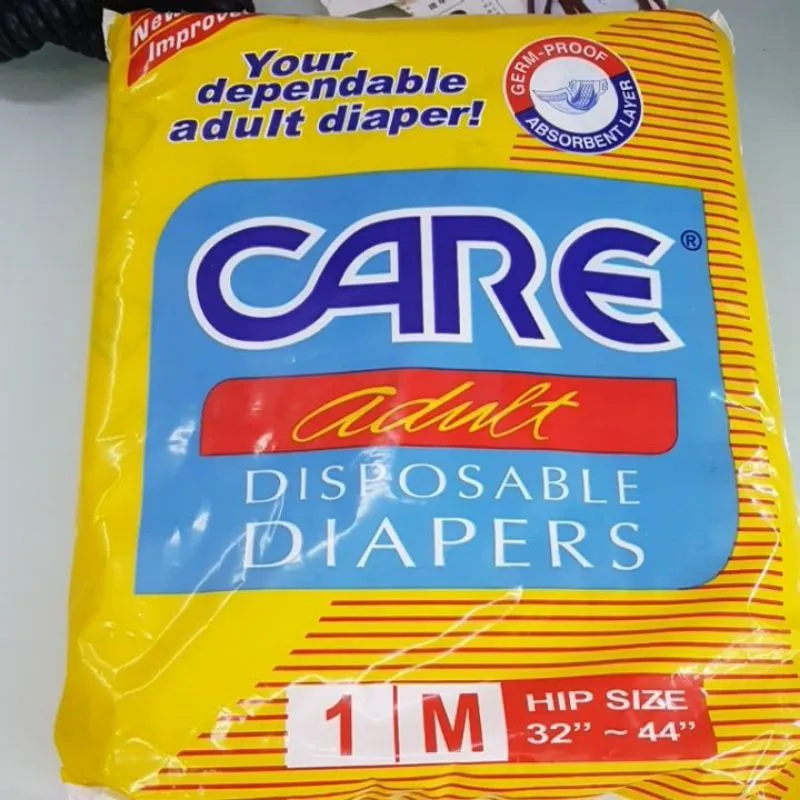 CARE ADULT DIAPER MED 1`S