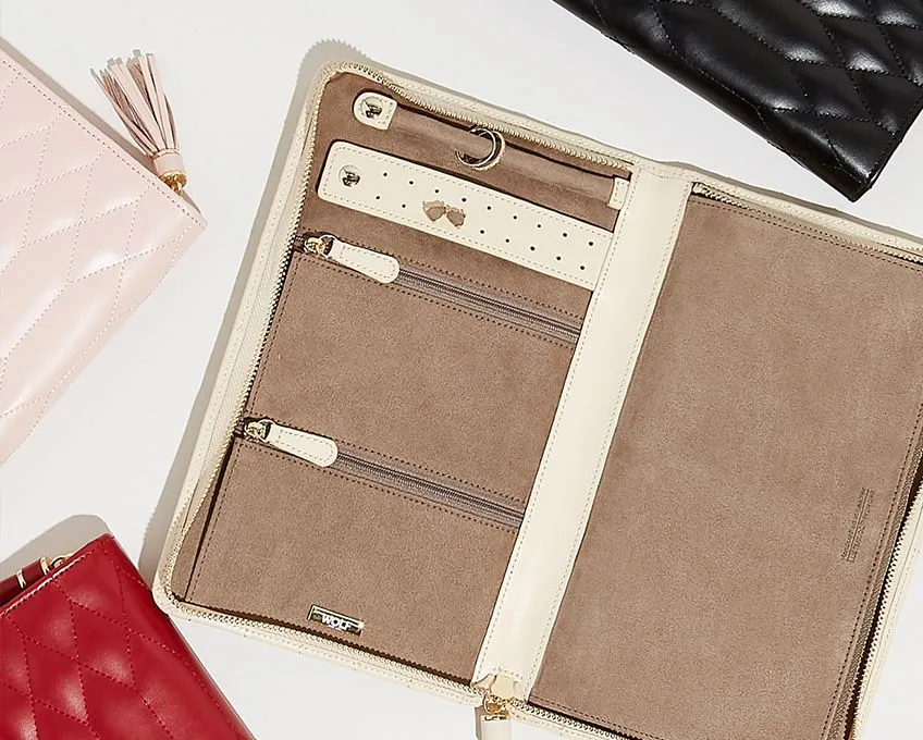 Caroline Large Jewelry Portfolio/ Ivory
