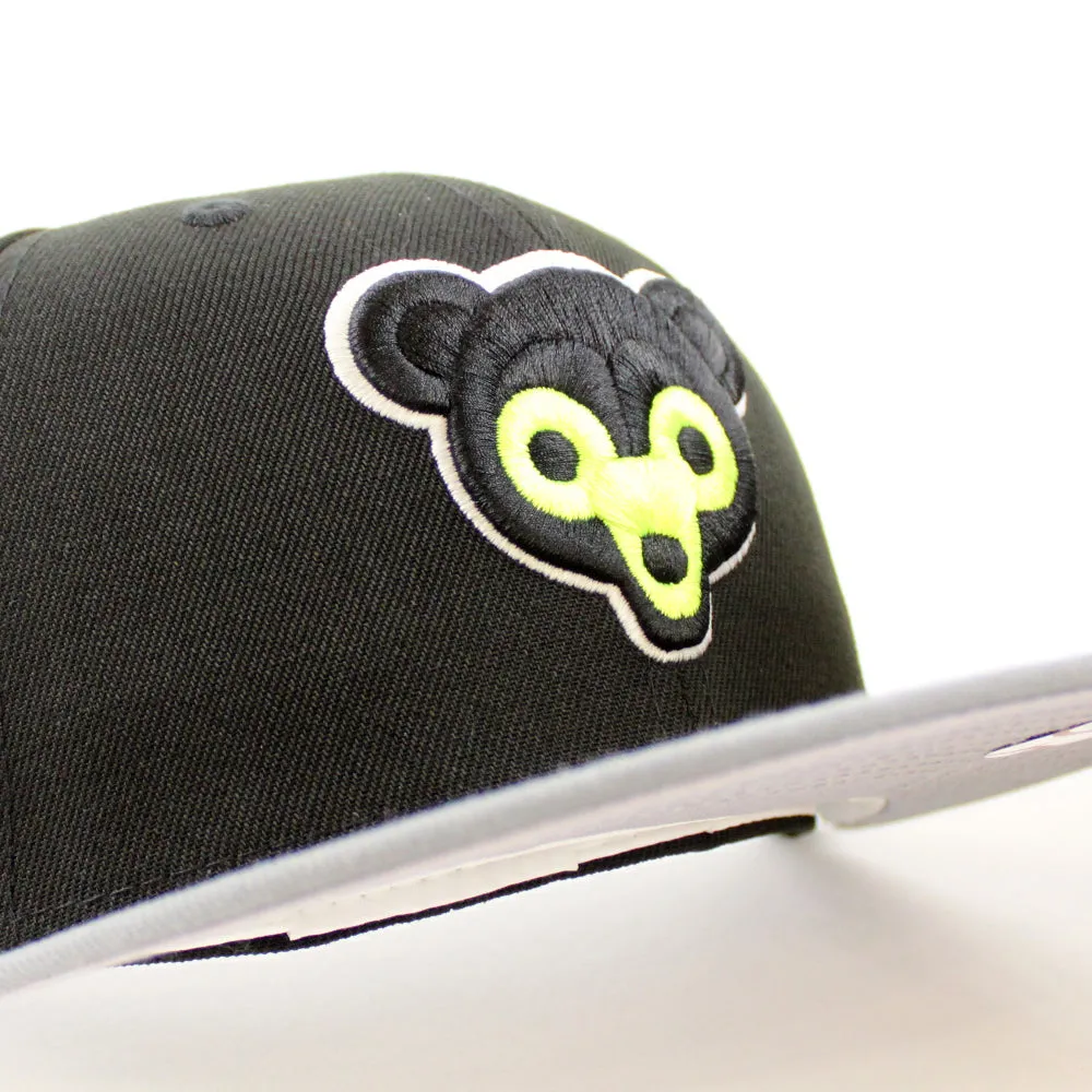 Chicago Cubs 1962 All Star Game New Era 59Fifty Fitted Hat (GITD Black Storm Grey Gray Under Brim)