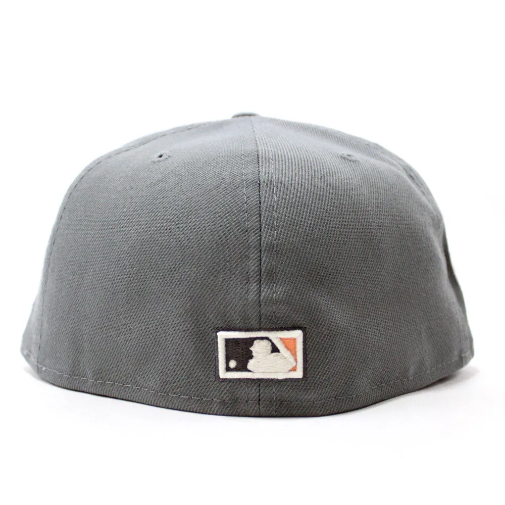 Chicago Cubs 1962 All Star Game New Era 59Fifty Fitted Hat (Glow in the Dark Smoke Gray Peaches Under Brim)