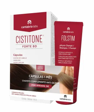 Cistitone Forte BD Hair Loss Capsules x60   Folstim pHysio Shampoo 200ml