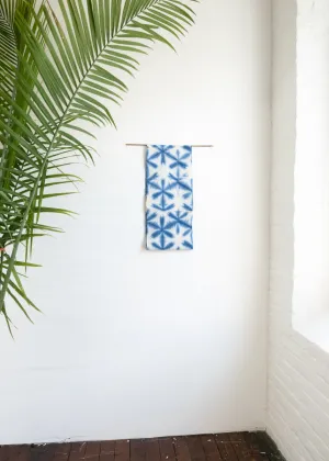 Clamp Dyed Cotton Shibori #12