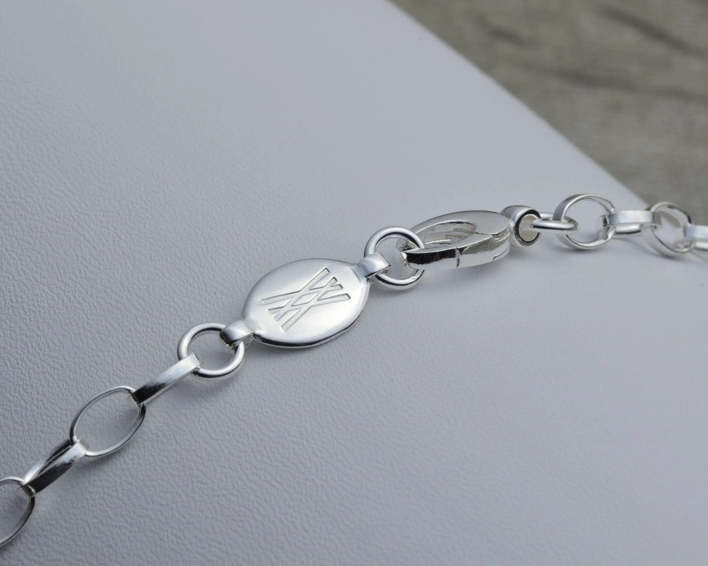 CLASSIC SILVER CHARM NECKLACE - 4 CHARM HOLDERS