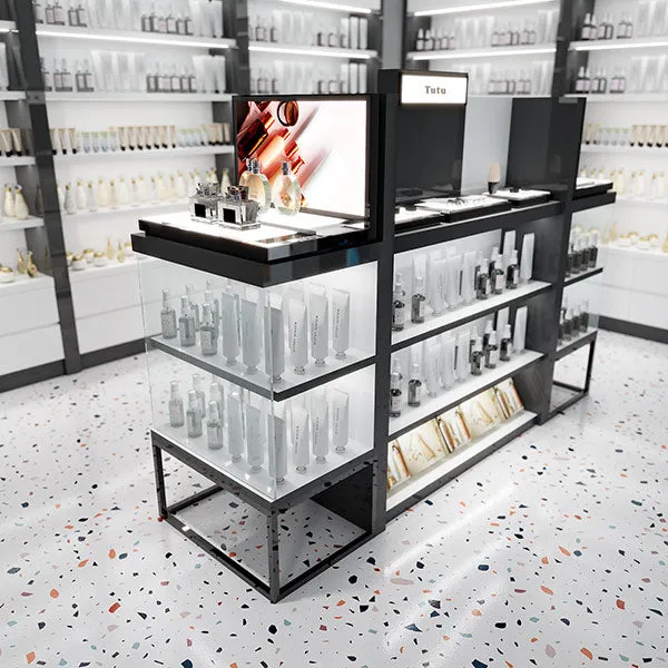 CM018 Cosmetic Shop Display Counter with LED Light