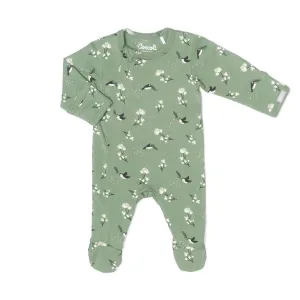 Coccoli Birds Print Cotton Modal Zip Sleeper