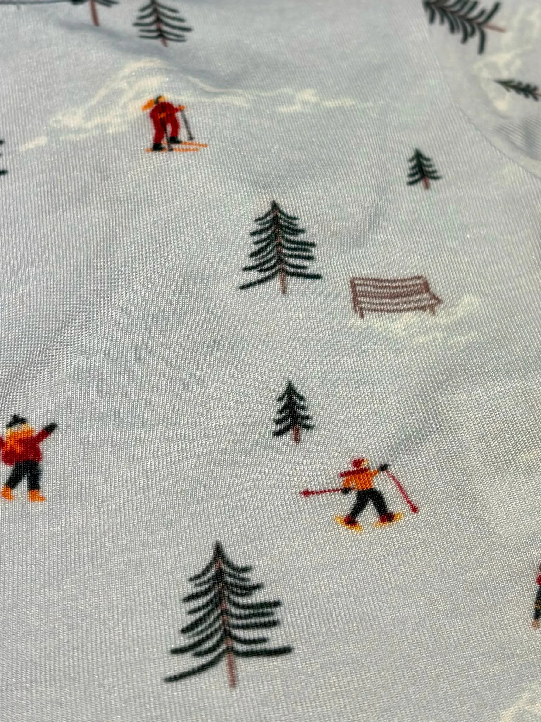 Coccoli Winter Scene Cotton Modal Zip Sleeper