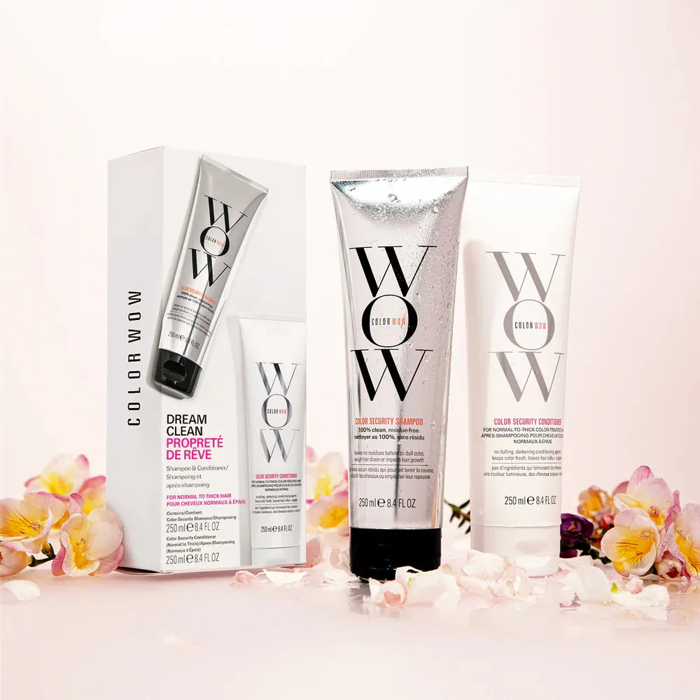 COLOR WOW GAME-CHANGING Dream Clean Duo KIT SHAMPOO AND CONDITIONER (Normal to Thick) 250ML/ 8.4 OZ