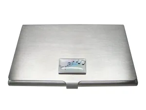 Colorful Music Notes Business Card Holder