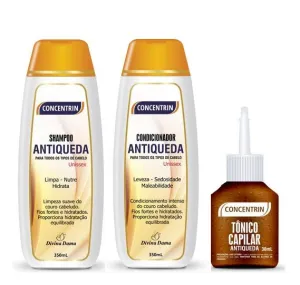 Concentrin Anti Fall Treatment Hair Growth Strenghtening 3 Prod. - Divina Dama