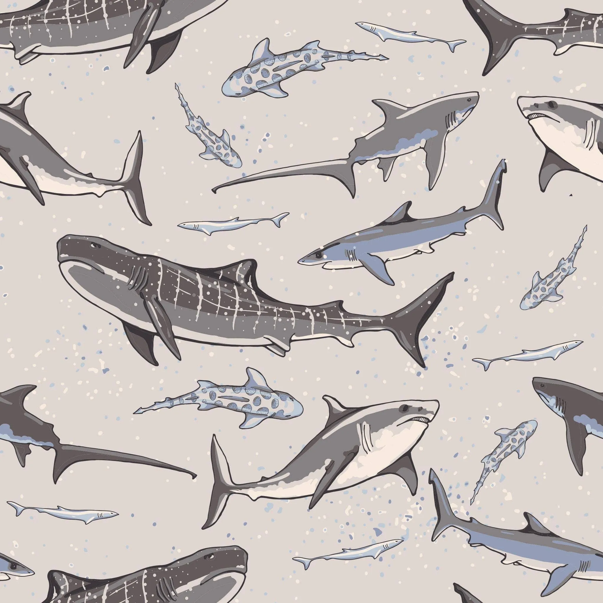 Convertible Romper - Sharks