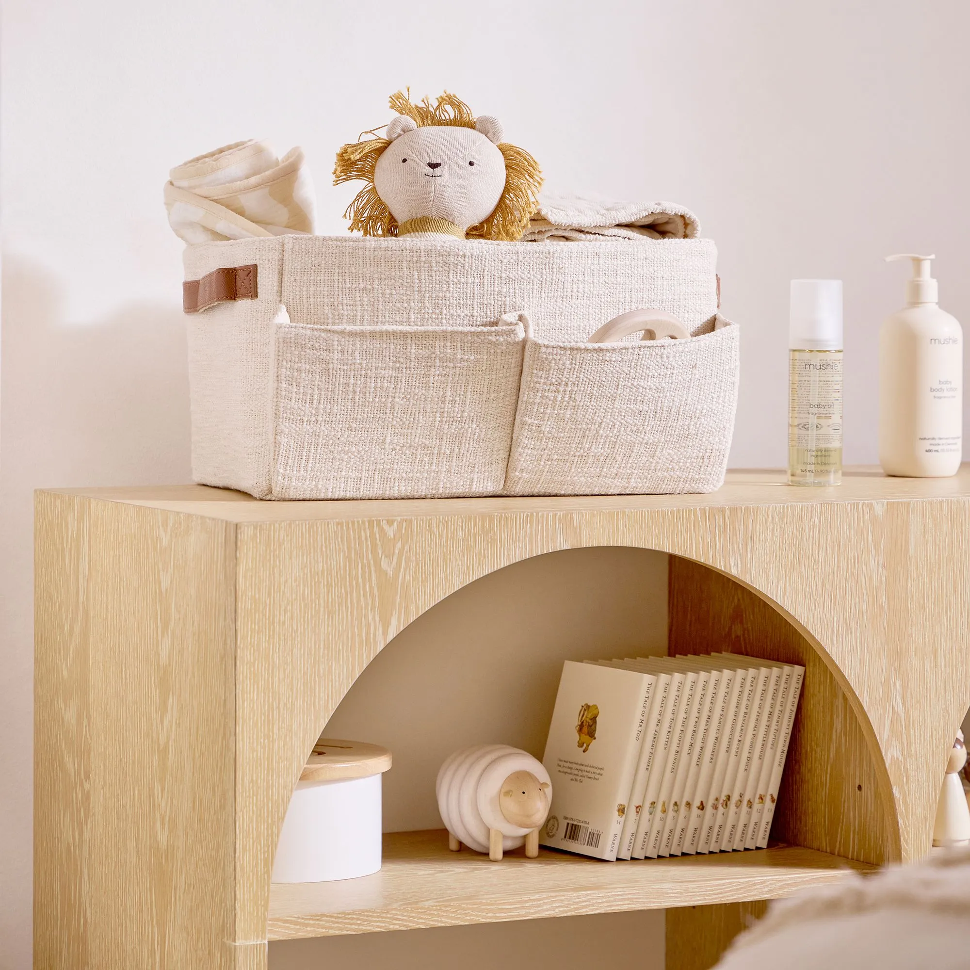 Cotton Diaper Caddy