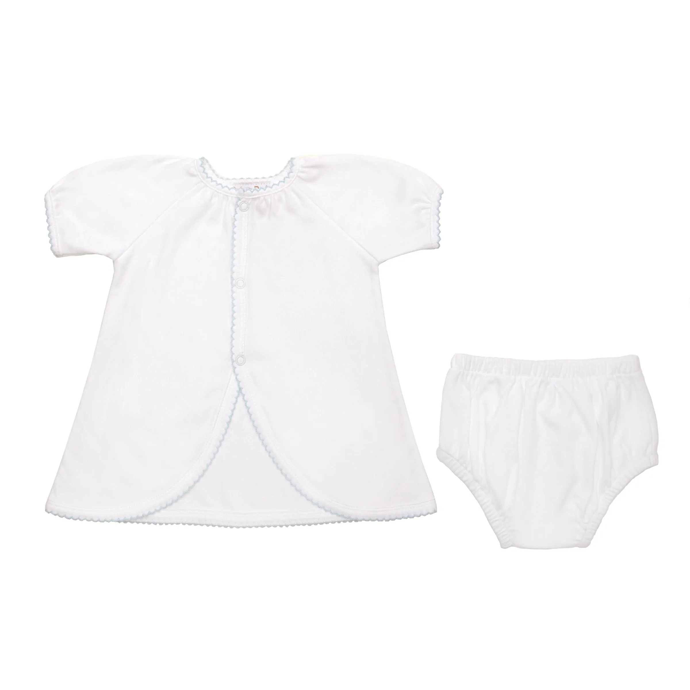 Cotton Knit S/S Diaper Sets