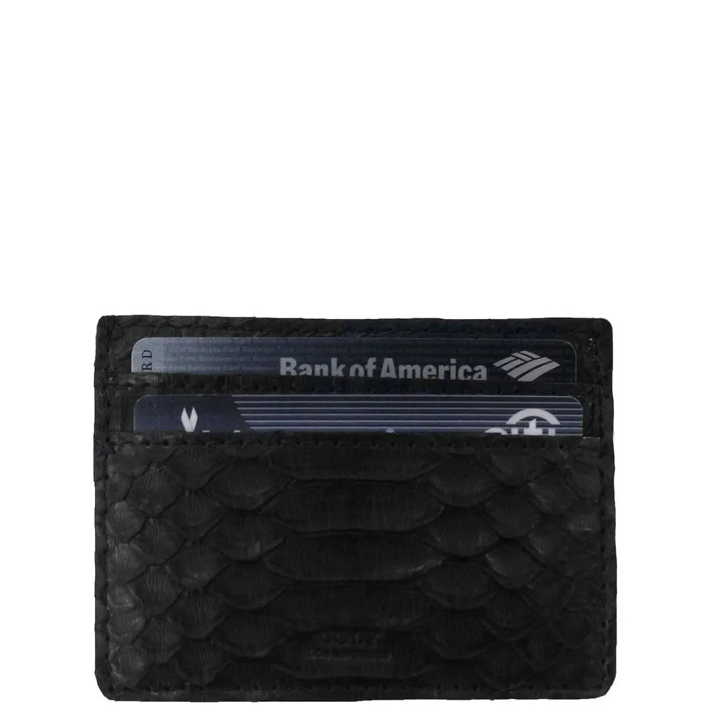 Credit Card Holder in Snakeskin