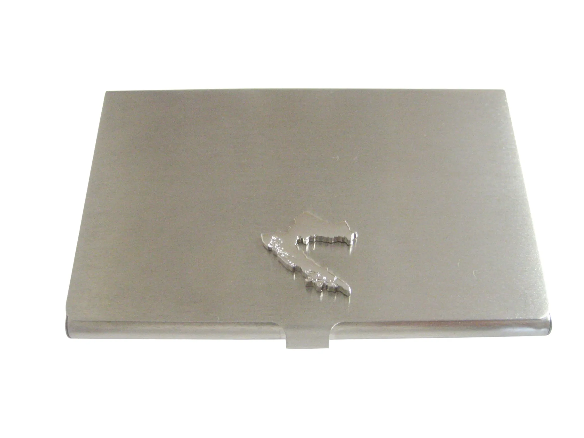 Croatia Map Shape Business Card Holder