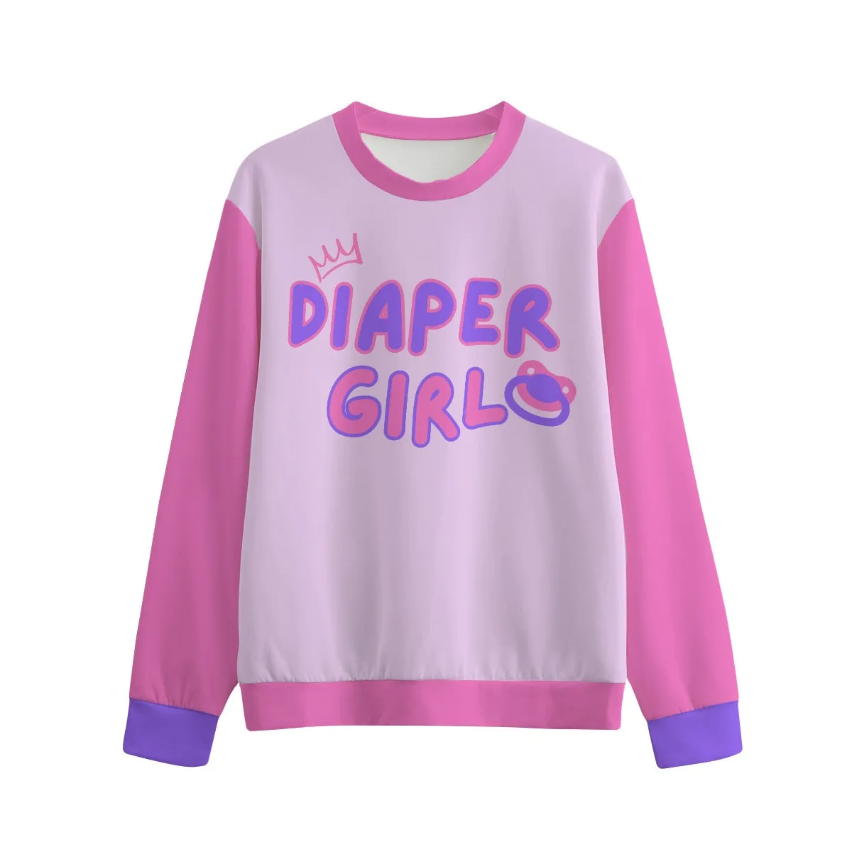 Cute Diaper Girl Unisex Sweater