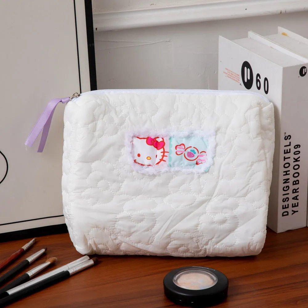 Cute Large Capacity Cat Portable Heart Storage Cosmetic Bags