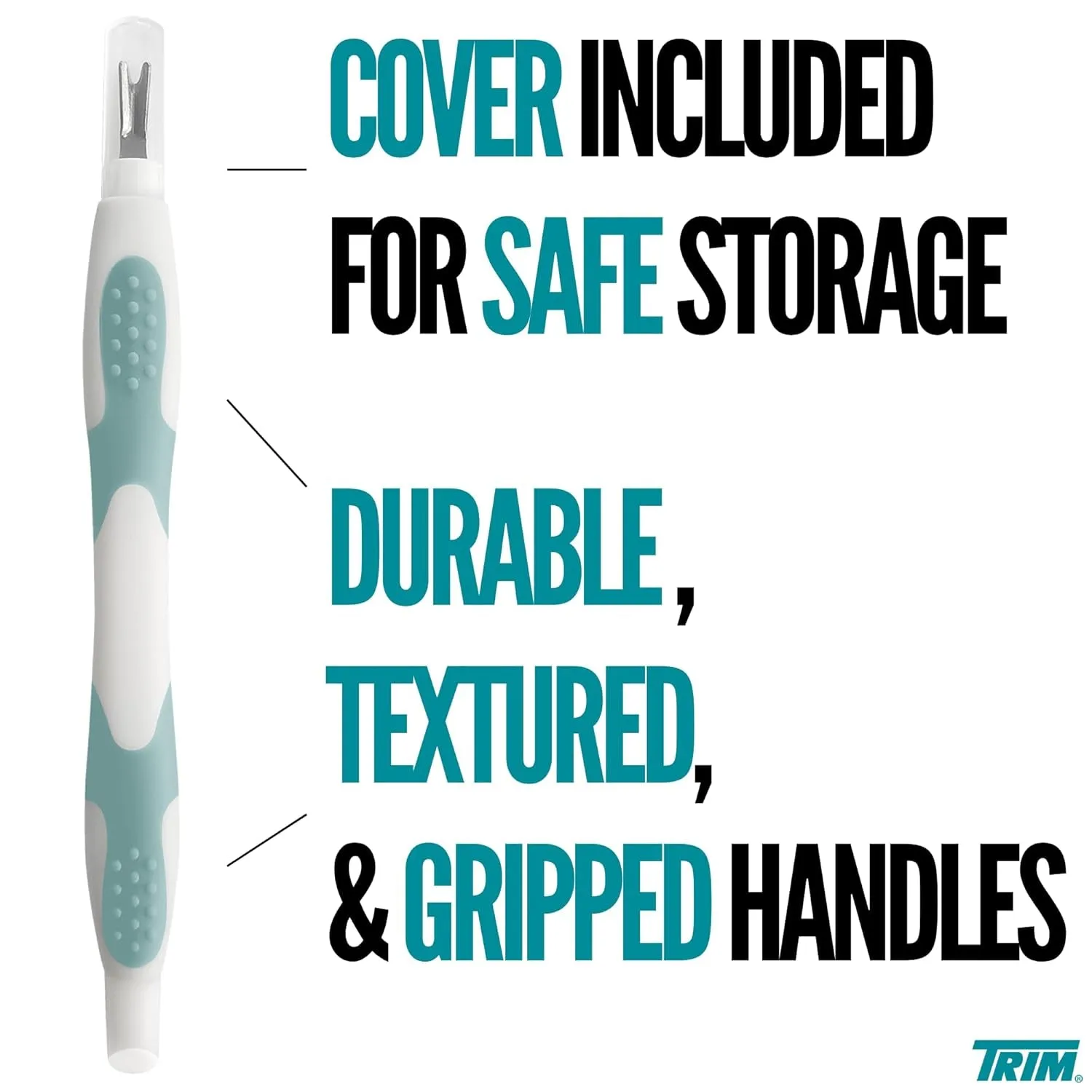 Cuticle Pusher and Remover - Dual-Ended Cuticle mer Tool for Manicures and Pedicures – Ergonomic Design with Non-Slip Grip – Nail Care Essential