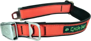 Cycle Dog Collar -Orange Reflective : 1" Width