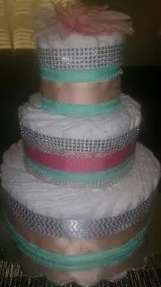 Diaper Cake - Flowers